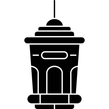 sokak yemekleri simgesi, basit stil