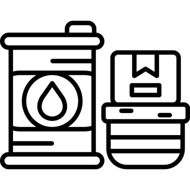 Yağ varili simgesi, taslak biçimi