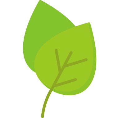 Yaprak simgesi, illüstrasyon vektör tasarımı