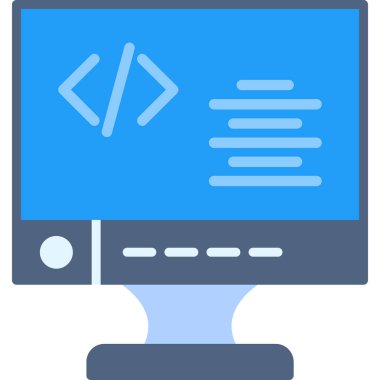 Kodlama programlama geliştirme simgesi