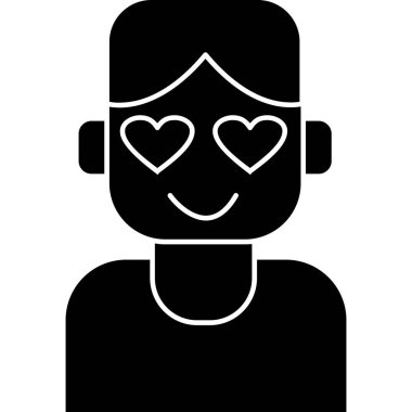 aşk simgesi, vektör illüstrasyonu