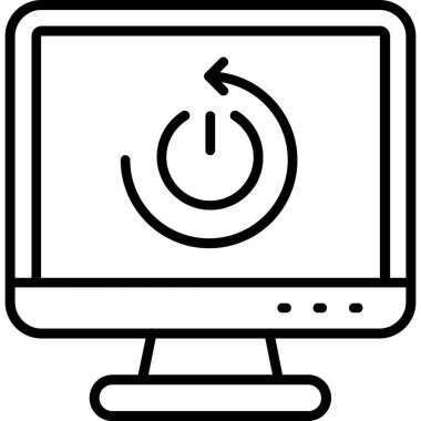 İnternet web simgesi basit tasarım