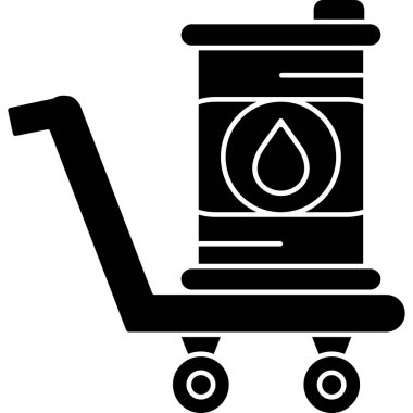 yağ pompası ikon vektör illüstrasyonu