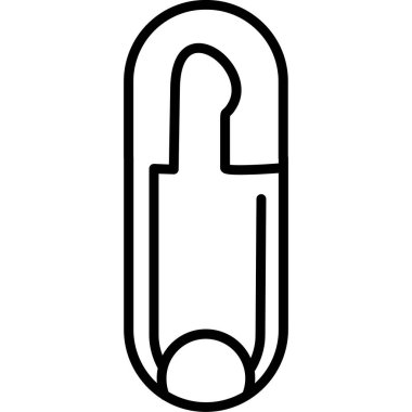 Termometre simgesinin basit vektör illüstrasyonu