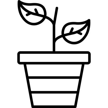 Bahçe ve tarım kavramı ikonu, vektör illüstrasyonu