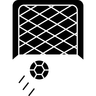 Futbol topu ikonu. İnternet için futbol topu vektör simgelerinin özet çizimi