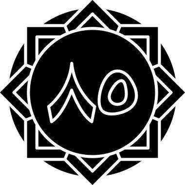 Çiçek. Web simgesi basit illüstrasyon