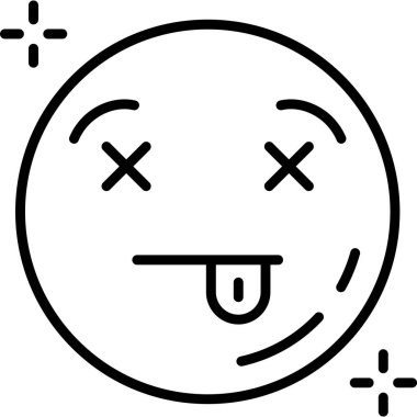 yüz simgesi, vektör illüstrasyonu