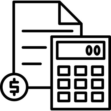 para ve ödeme ikonu vektör çizimi