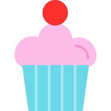 Tatlım. Web simgesi basit illüstrasyon