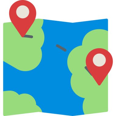 konum haritası simgesi simgesi