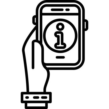 akıllı saat vektör simgesi