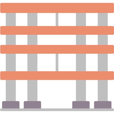 bariyer simgesi vektör illüstrasyonu