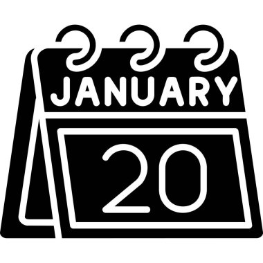 10 Şubat takvimi ve 10 Ocak simgesi