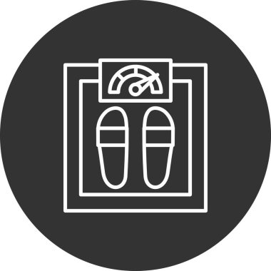 Araba simgesinin vektör illüstrasyonu