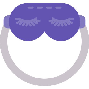 Maske. Web simgesi basit illüstrasyon