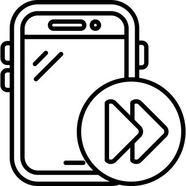 cep telefonu arama simgesi ana hat biçiminde