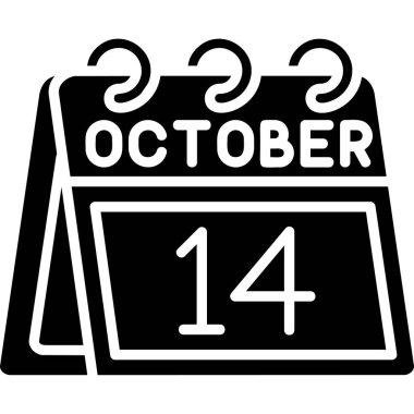 Takvim simgesinin vektör illüstrasyonu