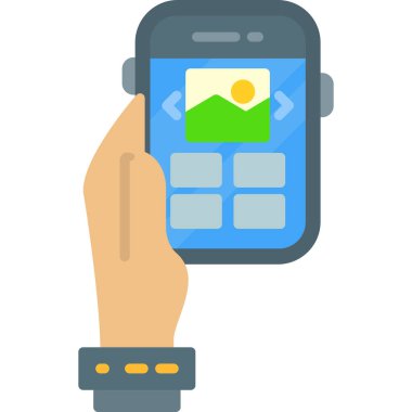 cep telefonu vektör simgesi