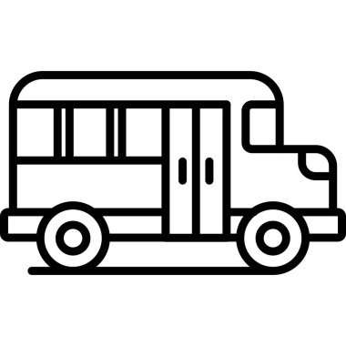 Kamyon simgesi, anahat stili