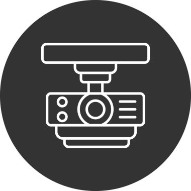 kamera simgesi vektör illüstrasyonu