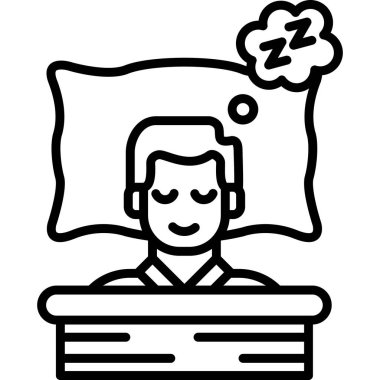 Uyuyan Adam simgesi, basit biçim