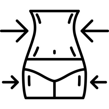 Bikini mayo ikonu, taslak tarzı