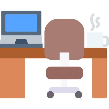 ofis ofis masa simgesi