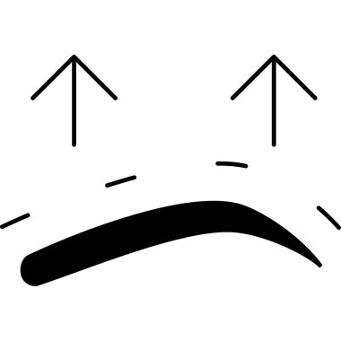 Üzücü. Web simgesi basit illüstrasyon