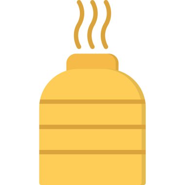 Kahve fincanı ikonu. Web için kahve fincanı vektör simgelerinin basit çizimi