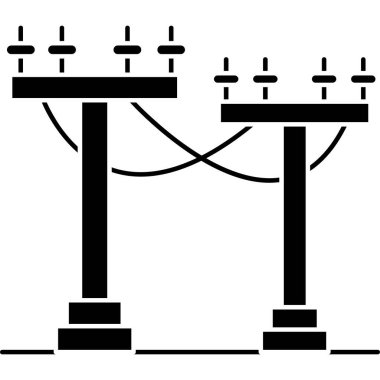 Müzik enstrümanı simgesinin vektör çizimi