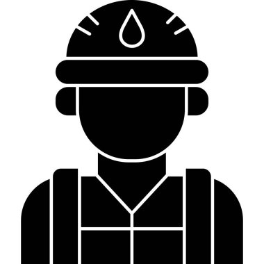 işçi simgesi vektör illüstrasyon tasarımı