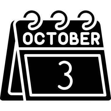 Ekim Ekim takvim simgesi