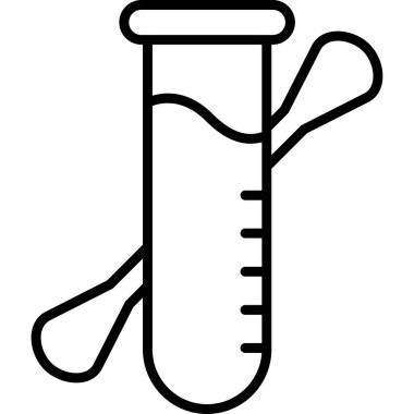 Tüp vektör satırı simgesi