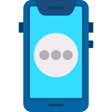 mobil arama simgesi vektör illüstrasyonu