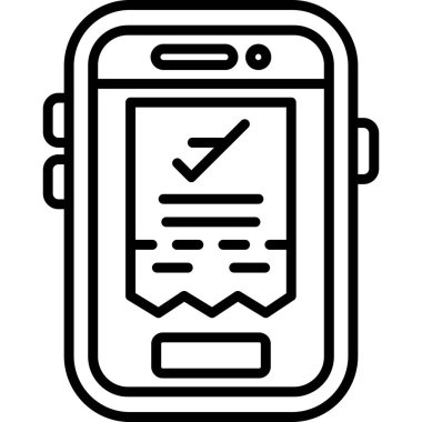 telefon kontrol simgesi, özet biçimi