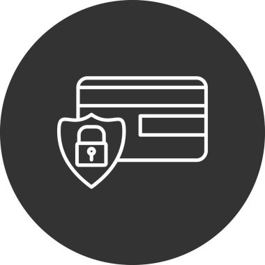 Moda biçiminde izole edilmiş kart simgesi