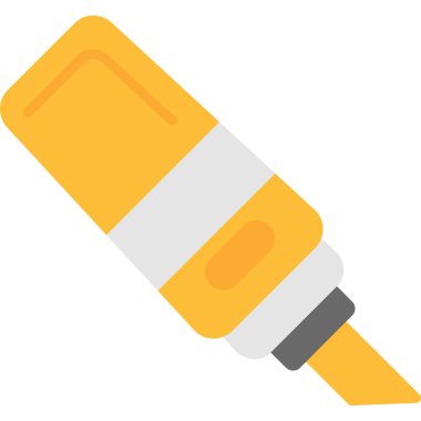 boya fırçası vektör simgesi. beyaz arkaplan fırçasında izole edilmiş çizgi film vektör simgesi.