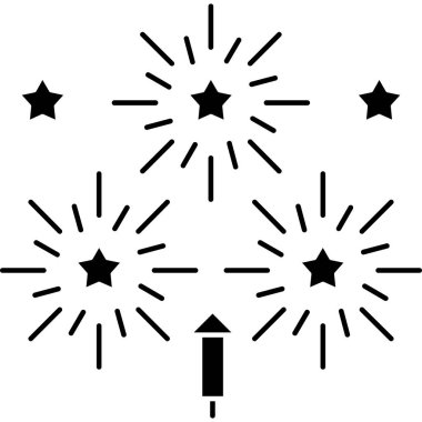 Parti. Web simgesi basit illüstrasyon