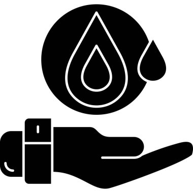 el vektör simgesi dizaynlı su damlası