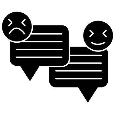 Sohbet yorum simgesi, basit biçim