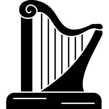 harp enstrüman simgesi ana hat biçiminde