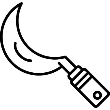 Kürek. Web simgesi basit illüstrasyon