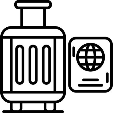 alkol şişesi simgesi ana hatlarıyla