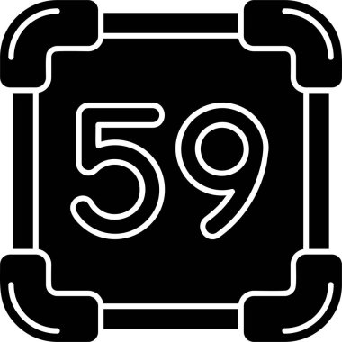 8 sayısının vektör illüstrasyonu