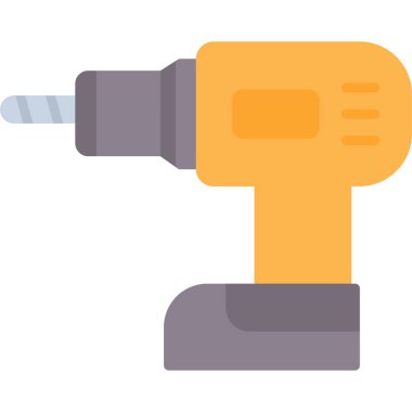 Tornavida Düz Vektör Simgesi