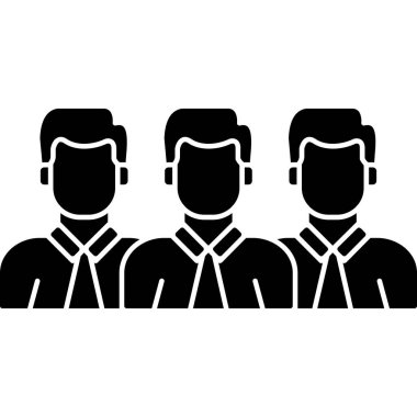 Takım simgesi vektör illüstrasyonu