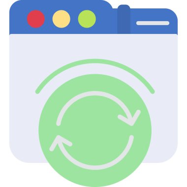 Ağ simgesi. Basit tasarım
