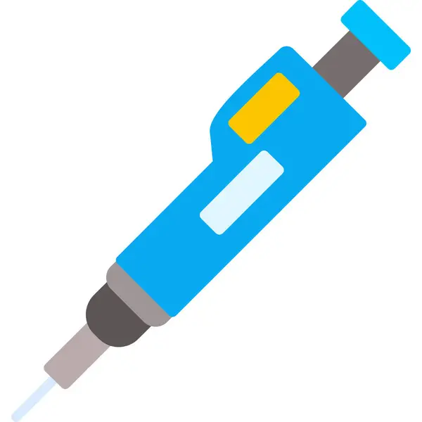 Pipette simgesi vektör illüstrasyon tasarımı
