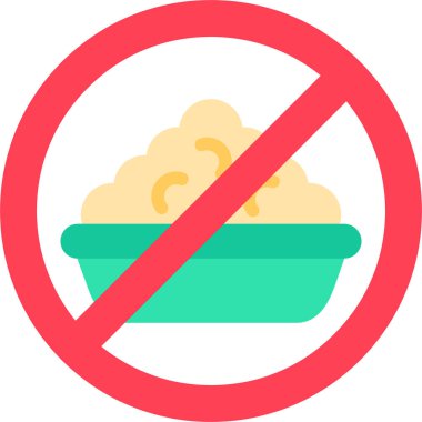 Yemek. Web simgesi basit illüstrasyon